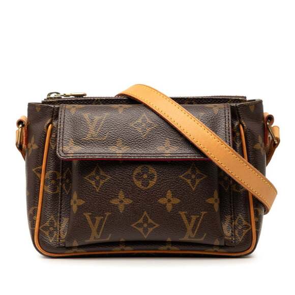 Louis Vuitton Handbags - LOUIS VUITTON Authentic Brown Monogram Leather Shoulder Bag